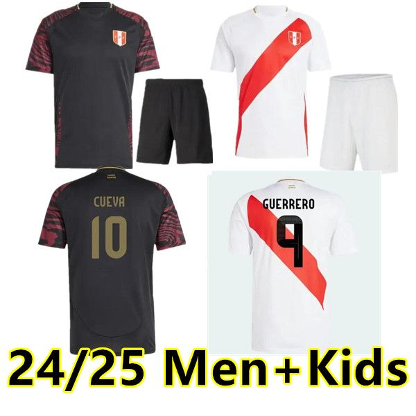 2024 2025 Peru Futbol Forması Universitio De Deportes Peru Üniversitesi Ev Away Pizarro Falfan Guerrero Flores Lapadula Hayranları Futbol Gömlek Erkek Çocuk Kiti