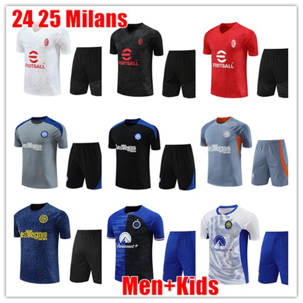 2023 2024 uomini e bambini inter MilanS TUTA LAUTARO Abbigliamento sportivo chandal futbol calcio MILANO Tuta da allenamento 22/23 Top Quality milan camiseta DE FOOT