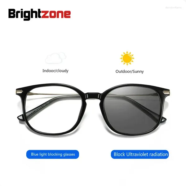 Sonnenbrille Anti Blue Ray Licht Farbwechsel Männer Frauen Tr90 Plain Anti-ultraviolett Sonne Computer Schutz Brille Oculos Gamer de Grau