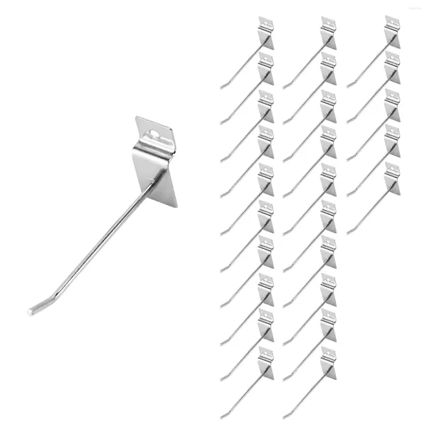 Dispensador de sabão líquido 25 x slatwall único gancho pino loja exibição montagem prong cabide 100mm