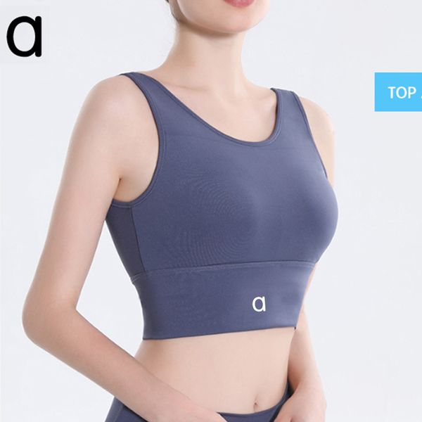 Sport Bra elastische Taille Training Yoga Hosen Frauen Aktivkleidung Yoga Anzug Weste Sport Fitnessstudio Hai Run Trainer Sommer High Taille Dessous Neunte Take Bralette Al 652