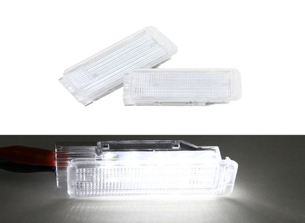 2x Led Vano Piedi Vano Portaoggetti Bagagli Vano Bagagliaio Interni Lampada Della Luce Per Peugeot 307 406 407 RCZ Per C2 C3 C4 C5 C6 C8 DS35906534