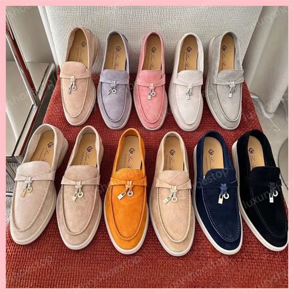 Hochwertige Herren-Schuhe aus echtem Leder, Designer-Schuhe, sanfte Herren-Marken-Wohnungen, lässiger Komfort, atmungsaktive Slipper, Aprikosen-echtes Leder für Herren, lässiger Slip, luxuriöser flacher Kleidschuh