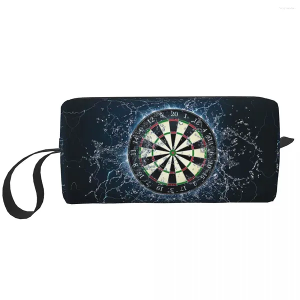 Sacos de armazenamento Arrow Archery Target Darts Board Makeup Bag para mulheres Travel Cosmetic Organizador Kawaii Higiene Pessoal