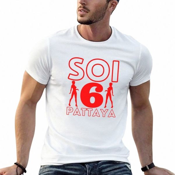 Sin City Soi 6 Pattaya - Thailandia T-shirt Tee camicia ragazzi stampa animale camicia tinta unita nero magliette da uomo g2YP #