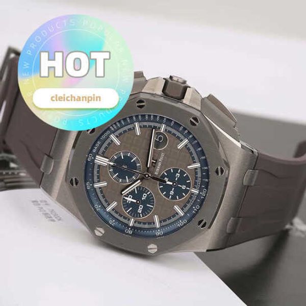 Orologio da polso AP Cronografo Royal Oak Offshore Series 26400IO.OO.A004CA.02 Orologio da uomo meccanico automatico in ceramica metallo titanio