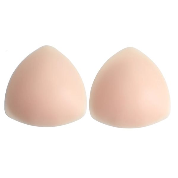 1 Paar Riemen Silikon Brustformen Gefälschte Brüste Enhancer Realistische Bra -Pad -Einsätze für Prothese Cosplay Crossdresser Mastektomie 240318