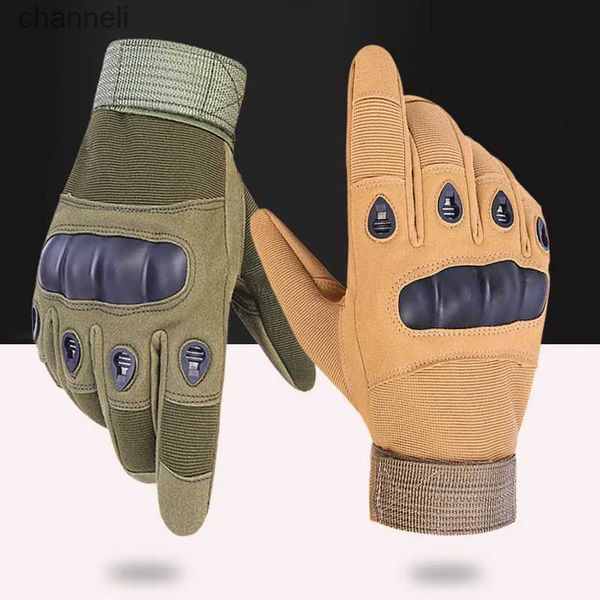 Taktische Handschuhe Männer Frauen Gym Fitness Rutschfeste Sport Fäustlinge Paintball Airsoft Kampf Motorrad Harte Knuckle Handschuh YQ240328