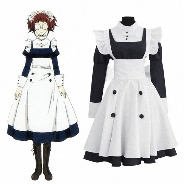 Anime Butler MEY-RIN Maid Dr Waitr Costume cosplay Donna Halen Carnival Outfits g2CI #