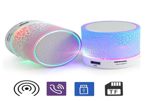 Bluetooth Lautsprecher A9 Stereo Mini Lautsprecher TF USB FM Drahtlose Tragbare Musik Sound Box Subwoofer Lautsprecher Für Telefon PC mit Mic1637364