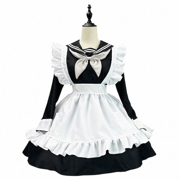 Anime Halen JK Uniforme Sailor Cosplay Costumes Plus Size Maid Dr Lingerie Winter Lg Sleeve Lolita Animai Show Outfits J8aG #