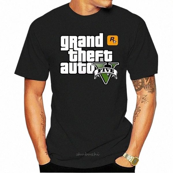 Grand Theft Auto GTA T-Shirt Männer Street LG mit GTA 5 T-Shirt Männer berühmte Marken-T-Shirts in Cott-T-Shirts für Paare GTA5 02Ls #