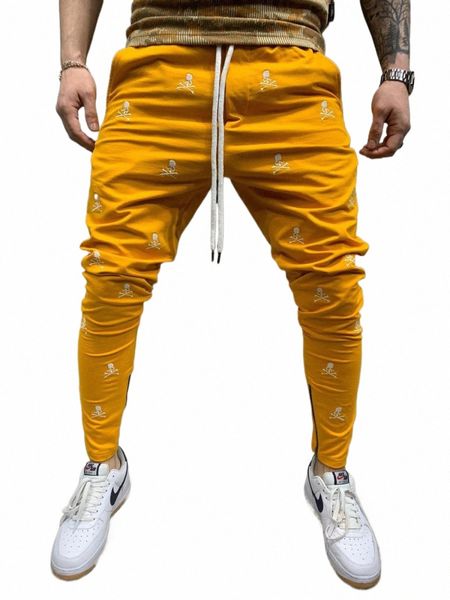 uomini Europa e Stati Uniti Trend Hg Kg Vento Autunno Fitn Sport Running Loose Fi Pantaloni casual di marca 89RG #