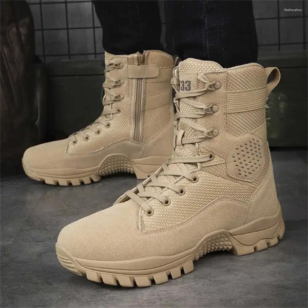 Botas Plus Size 41-42 Homens Sapatos Bot Raning Esportes para Tênis Bege Ankle para Jogar Teniss Fora Tenids Revenda