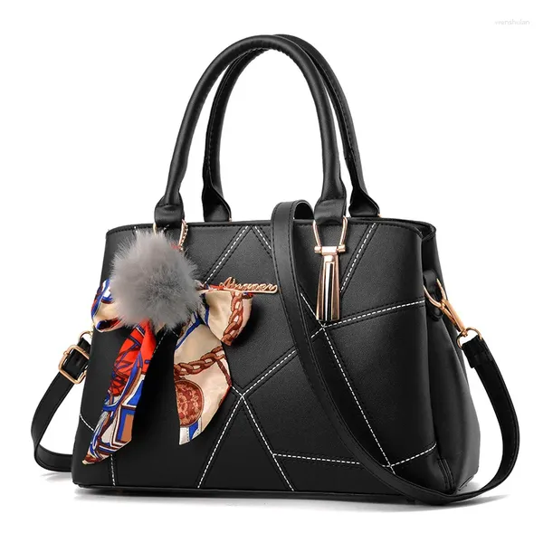 Bolsa feminina de couro, bolsa carteiro, ombro de marcas famosas, alça superior, bolsa feminina de alta qualidade