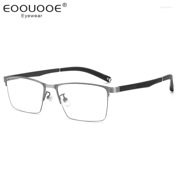 Óculos de sol quadros 2024 moda sobrancelha óculos quadro condução miopia prescrição azul luz óptica óculos gafas para homem