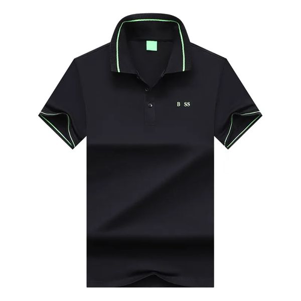 Polo da uomo di marca T-shirt casual di marca piccolo cavallo Coccodrillo Ricamo abbigliamento uomo tessuto lettera polo maglietta colletto tops269D