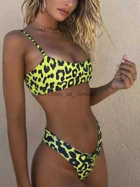 Costumi da bagno da donna Bikini in pelle di serpente Costumi da bagno donna Bikini leopardati Costume da bagno biquini sexy Costume da bagno push up Costume da bagno femminile Costume da bagno Bikini Donna T240328