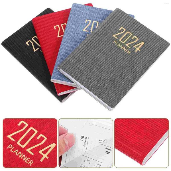 1 pz Mini agenda copertina per libro blocco note quaderni taccuino pianificazione carta lavoratore studente pianificatore diario