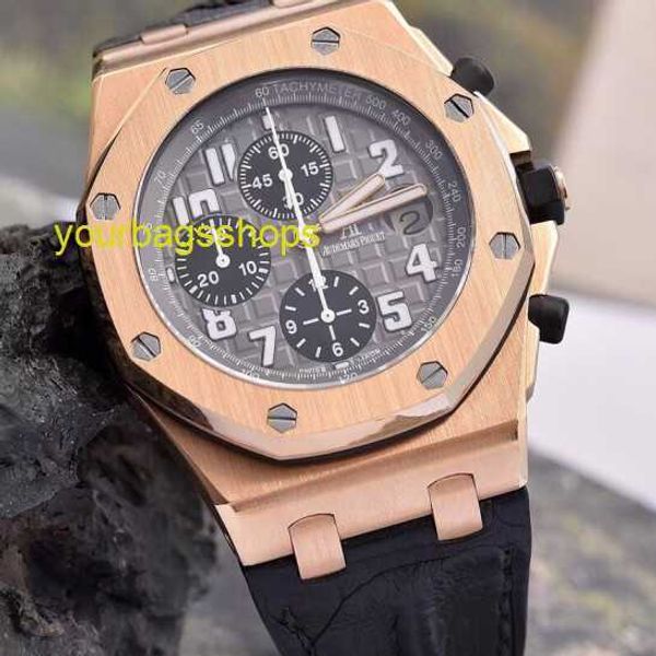 Relógio de pulso Diamond AP Relógio masculino Royal Oak Offshore 18k Máquinas automáticas Relógio de segunda mão 25940OK.OO.D002CA.01