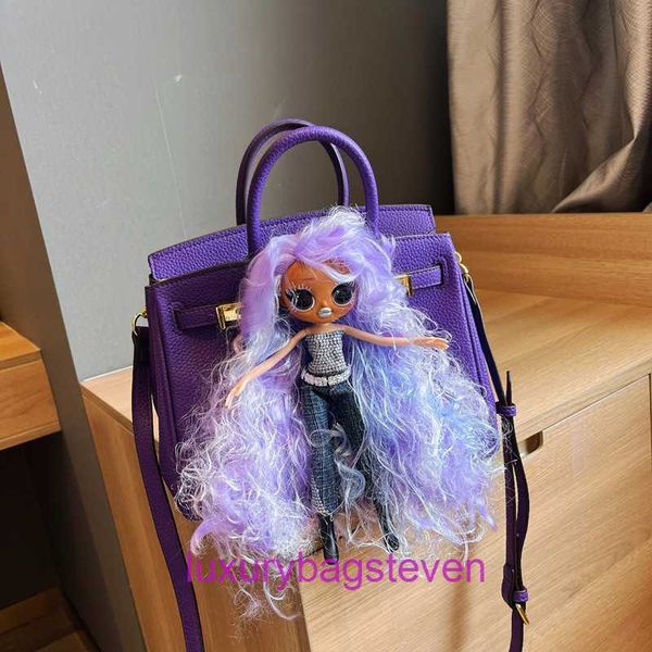 Großhandel Hremms Birkks Top Original Tragetaschen Online-Shop 2024 Neue Mock Big Eyed Bag Girl Trendy Coole Handtasche Stückpreis mit echtem Logo