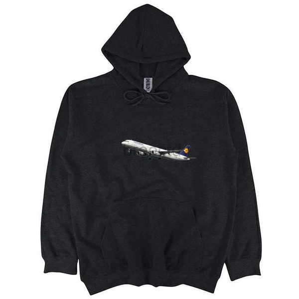 Erkek Hoodies Sweatshirts Sıcak Satış Moda Lufthansa Airbus A321 Havacılık Uçak Hoodie SMLXLXXL Günlük Ceket Lüks Marka Serin Hoody SBZ8003 24328