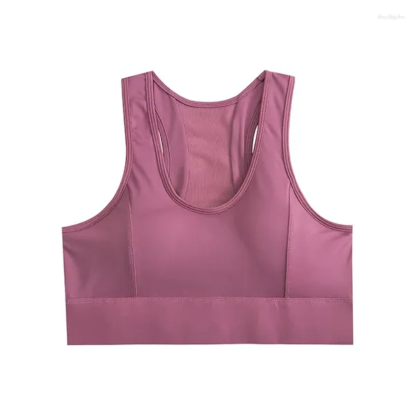 Kadın Tankları 2024 Kadın Spor Sütun Seksi Dikişsiz Sütyen Üstü Rahat Spor Uykusu Fitness Giyim Yoga Gömlekleri L39