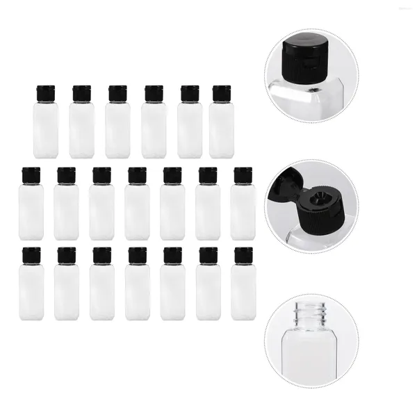 Garrafas de armazenamento 20 pcs 5ml garrafa de álcool spray recipientes plásticos vazios recarregáveis ​​pacote de viagem portátil para