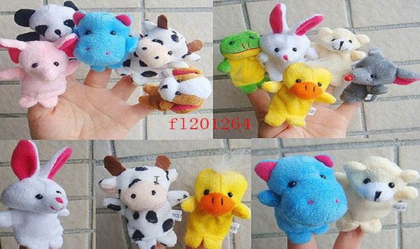 10 pçslot dos desenhos animados dedo fantoche brinquedo dedo boneca animal bonecas do bebê para kid039s conto de fadas dedo brinquedos 1326158