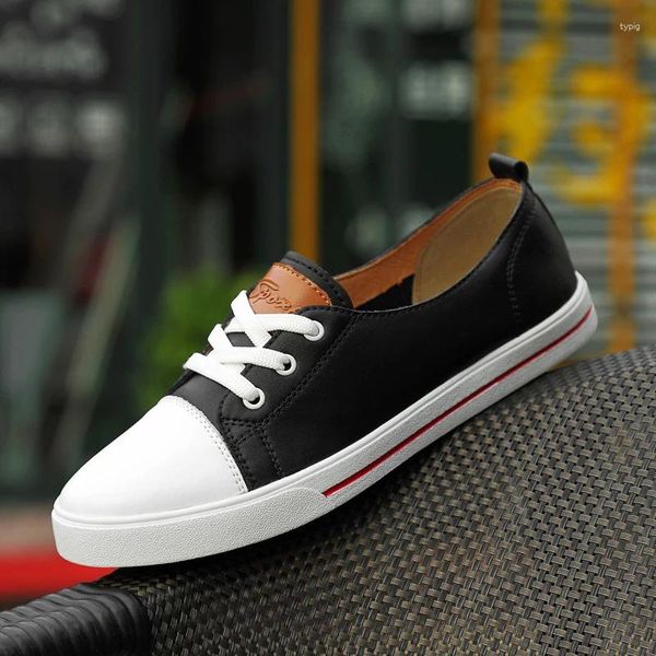 Sapatos casuais tamanho grande 35-47 casais tênis moda versátil placa tendência confortável pequeno branco leve