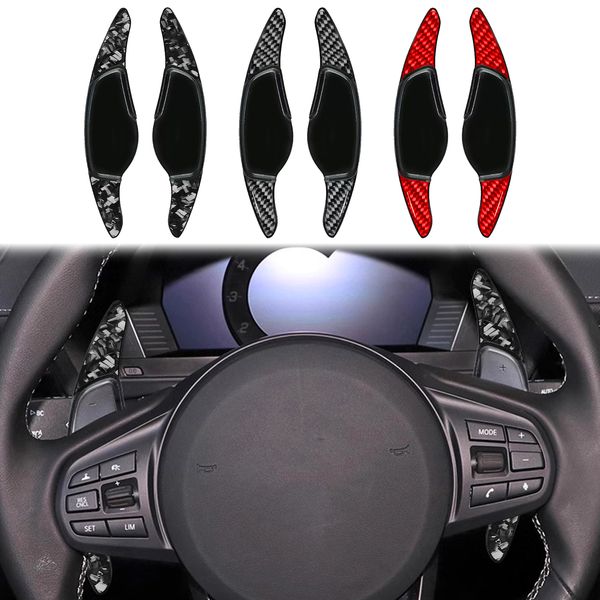 Carbon Fiber Paddles Für Toyota GR Supra 20 21-20 22 Paddle Shift Lenkrad Shift Aufkleber Zubehör