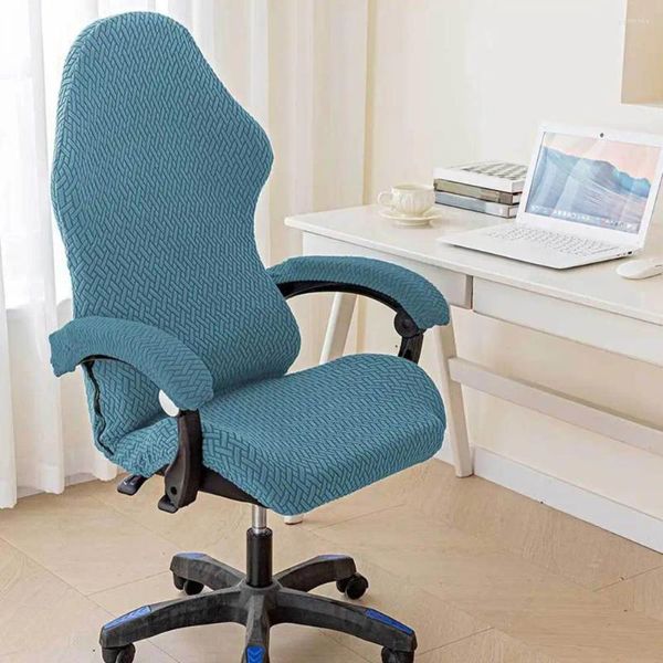 Sandalye oyun kapağı ergonomik ofis bilgisayar oyunu slipcovers fermuar kapanma aşınma dirençli deformasyon yok