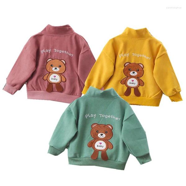 Giubbotti 2024 Primavera Autunno Per Baby Boy Giacca Bambino Ragazze Cappotto Capispalla Bambini Giacca a vento Cappotti infantili Coreano Top Abbigliamento per bambini