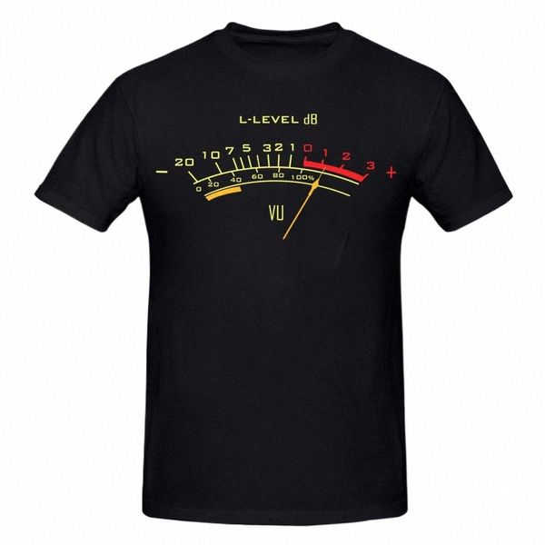 Vu Meter Vintage Ang T Shirt Männer Cott Sommer Au Ingenieur Aufnahme Stu T-shirt Kurzarm Grafiken T-shirt T Top 35bc #