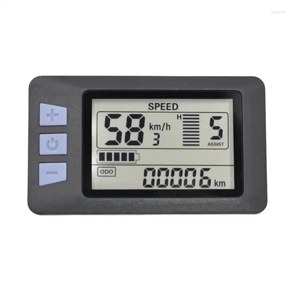 Decoração de festa P3H LCD Display Medidor Painel 24V 36V 48V 60V Painel de bicicleta elétrica para scooter (5PIN)