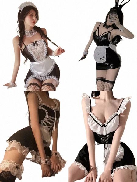 cp5xl Lolita Maid Dr Set Sexy Cosplay Estudantes Trajes Lingerie Erótica Role Play Roupa Interior Para Jogos de Casal Roupa Interior Exótica N6qg #