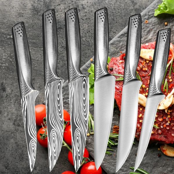 Ножи Кухонные ножи для обвалки мяса от шеф-повара Универсальные ножи для нарезки режущих инструментов из нержавеющей стали Ножи для фруктов, овощей, рыбного филе