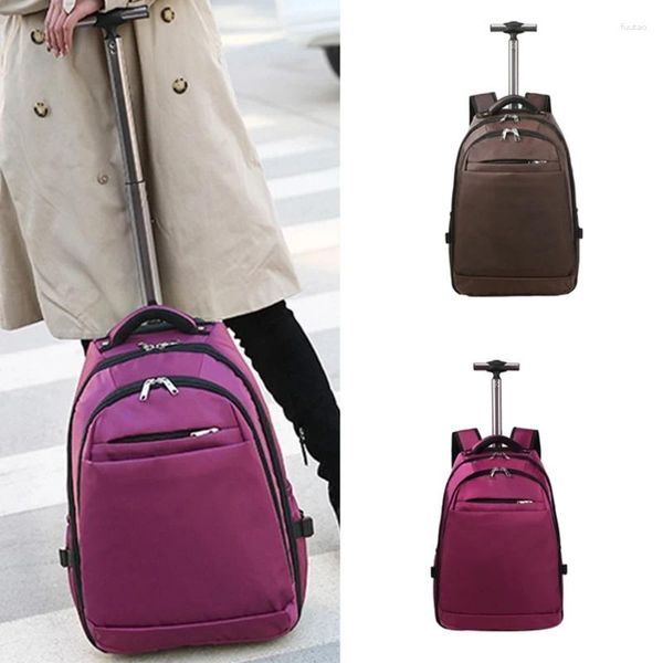 Mochila Carry On Bagagem Business Bag Rolling Trolley Mala Rodada Laptop College Work Computer