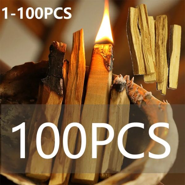 Queimadores 1100pcs Palo Santo Natural Incenso Varas De Madeira Vara Aromaterapia Queimar Varas De Madeira Sem Fragrância Varas De Madeira