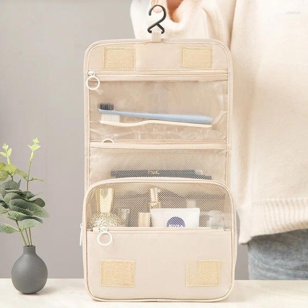 Kosmetiktaschen Tasche Hohe Qualität Frauen Make-Up Reise Toilettenartikel Organizer Wasserdichte Lagerung Hängen Badezimmer Waschen