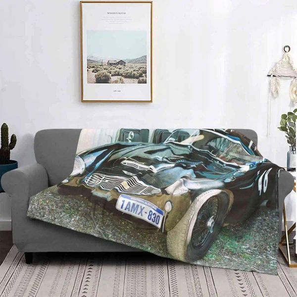 Coperte Austin Healey 3000 Stampa a prezzo basso Novità Moda Morbida coperta calda Rally Car Race Classic