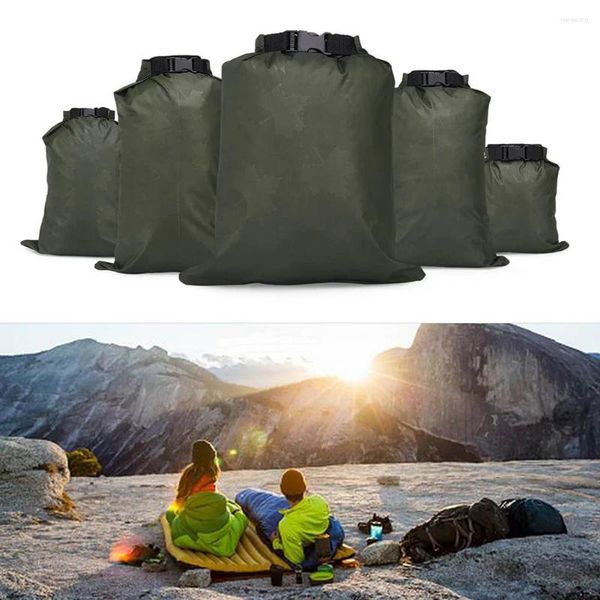 Sacos de armazenamento Saco seco de rafting portátil com fivela telefone bolsa de roupas ao ar livre para montanhismo