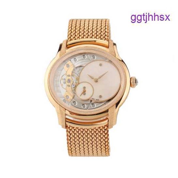 Orologio da polso AP Dress 77244OR.GG.1272OR.01 Orologio da donna meccanico manuale con pietra opale in oro rosa 18 carati serie Millennium in oro rosa 18 carati