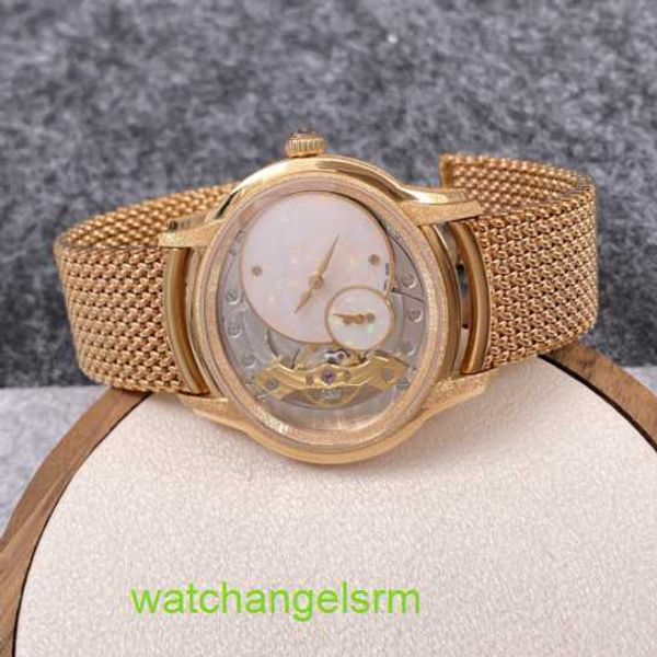 Collezione di orologi da polso AP 77244OR.GG.1272OR.01 Orologio da donna meccanico manuale con pietra opale in oro rosa 18 carati serie Millennium in oro rosa 18 carati