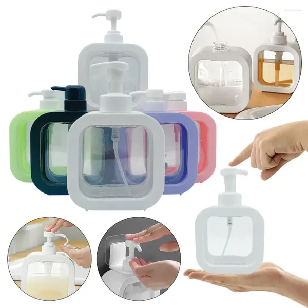 Bottiglie di stoccaggio Home Press Schiuma Imbottigliamento separato Bagno Doccia Bottiglia gorgogliante Dispenser di sapone liquido secondario