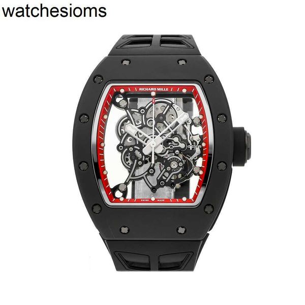 RicharsMill relógio Rakish mecânico legal relógios de pulso TV Factory rms055 Bubba Watson Manuel Titane Montre An Ti 2024 estilo de luxo