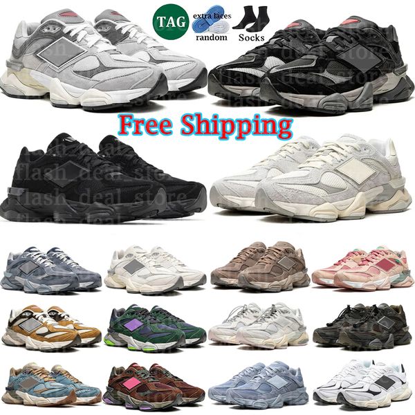 Spedizione gratuita nuove scarpe da ginnastica 9060 scarpe da ginnastica grigio nero quarzo grigio fungo biscotto rosa mare sale luna Daze scarpe da ginnastica uomo sport scarpe da esterno 36-45