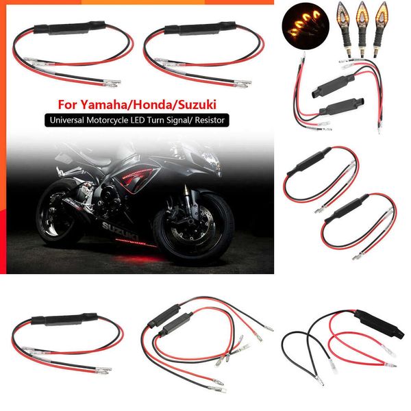 Yeni 2pcs 10W Evrensel Motosiklet LED Turn Sinyal Göstergesi Yük Direnç Flaşör Yamaha Honda Suzuki Kawasaki Cafe Racer