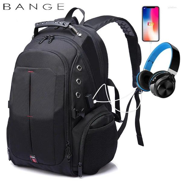 Mochila Homens Cabine 17inch Laptop Carga USB À Prova D 'Água 40L Saco De Viagem Mochila Mochila Para Adolescentes