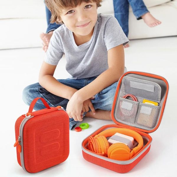 Sacos de armazenamento Bolsa de transporte à prova d'água Bolsa à prova de choque e poeira para viagem com até 20 cartões para Yoto Mini Kids Audio Music Player